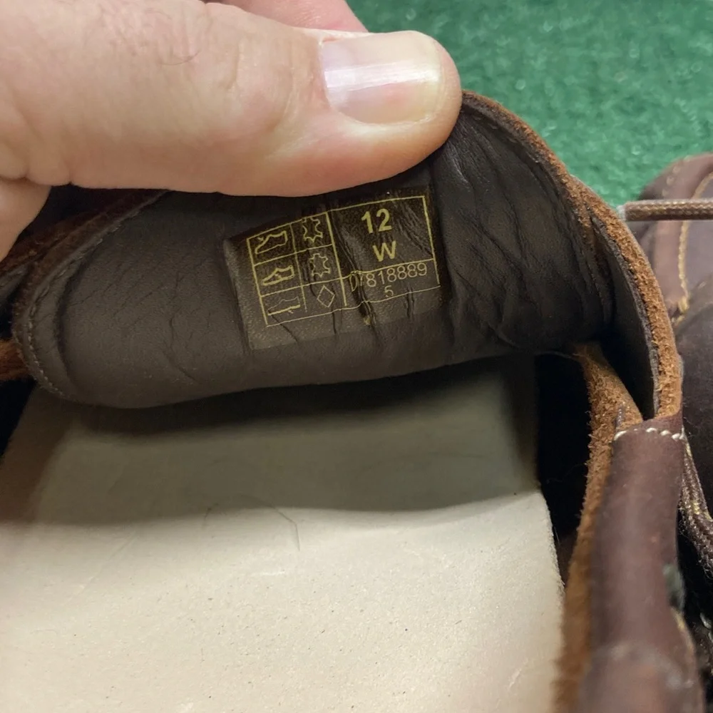 SAS Brown Boat Shoes men’s size 12 wide (OKPM-12-025)